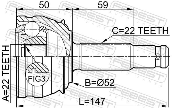 Junta homocinética externa dianteira Opel Astra preço, a partir de 37,56 USD