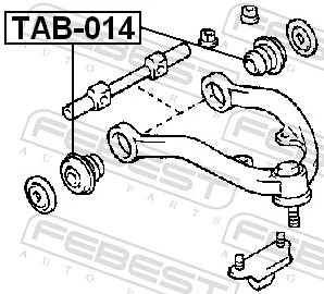 TAB014 Febest Сайлентблок верхней передней подвески