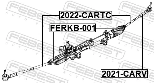 2022CARTC Febest Тяги рулевые