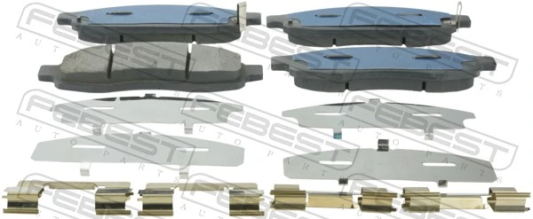 Передние тормозные колодки QF0385S Q-top