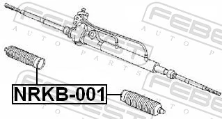 NRKB001 Febest Пыльник рулевой тяги