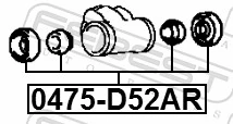 Ремкомплект тормозного цилиндра заднего Fiat/Alfa/Lancia KMB134975 цена, от 4.37 USD