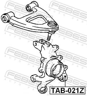 TAB021Z Febest Сайлентблок цапфы