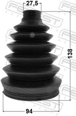 Bota de proteção externa de junta homocinética do semieixo dianteiro KIA Magentis preço, a partir de 6,63 USD