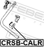 CRSBCALR Febest Прокладка стабильзатора заднего