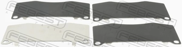 0103TRJ150F Febest Комплект пружинок крепления дисковых передних колодок