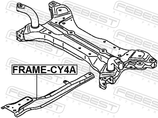FRAMECY4A Febest Подрамник двигателя