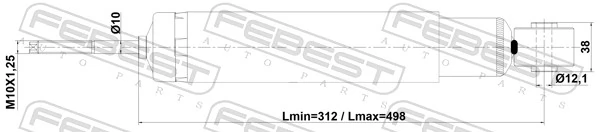 Купить S32000 Tangun Амортизатор задней подвески