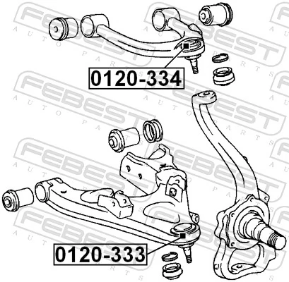 QJ0066P Q-top Палец шаровой нижний