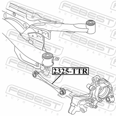 2325TTR Febest Диагональный рычаг