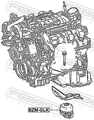 Подушка (опора) двигателя, левая/правая Mercedes A204240201764 цена, от 70.33 USD