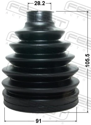 TY0024 DAC Пыльник ШРУСа наружный, правый