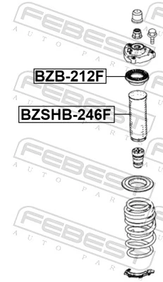Чехол амортизатора переднего Sato Tech MK81215 цена, от 12.92 USD