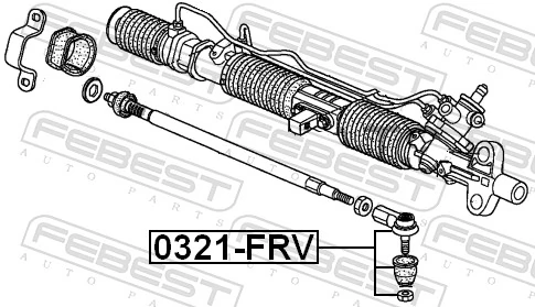 Рулевой наконечник Honda FR-V хэтчбек (BE) (2005 - 2026) цена, от 10.81 USD