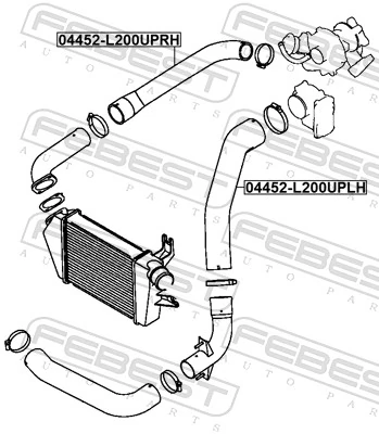 Купить 3S145009 AND Патрубок дроссельной заслонки