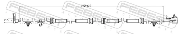 Датчик АБС задний J5921030 Nipparts