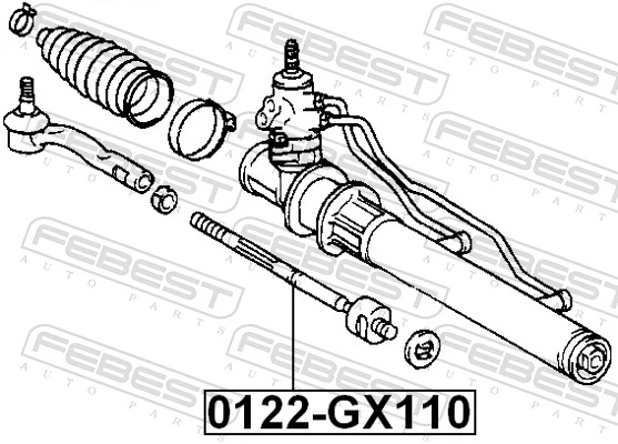 Рулевая тяга Q-top QM0087P цена, от 8.95 USD