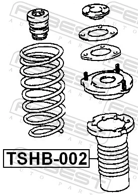 TSHB002 Febest Пыльник стойки передней