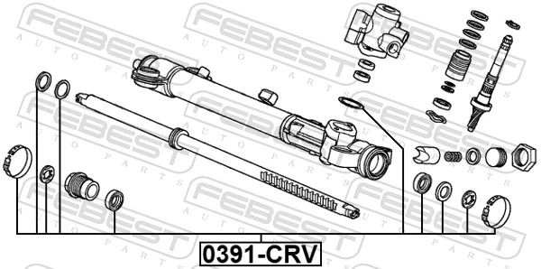 0391CRV Febest РМК рейки