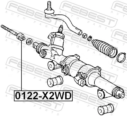 Рулевая тяга Lexus IS седан (E2) (2005 - 2013) цена, от 17.26 USD
