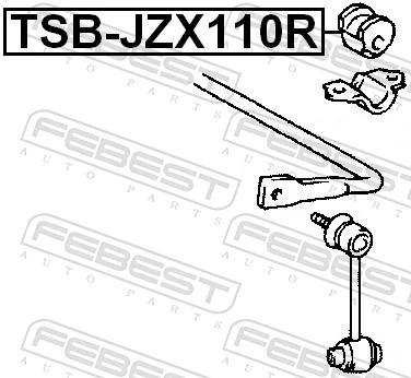 Резинка заднего стабилизатора Lexus GS седан (JZS160) (1997 - 2005) цена, от 2.43 USD