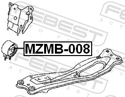 Compre Coxim (suporte) dianteiro de motor Mazda 323 