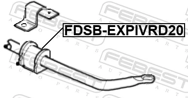 FDSBEXPIVRD20 Febest Прокладка стабильзатора заднего