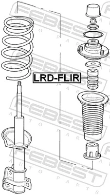 LRDFLIR Febest Пыльники и отбойники амортизатора