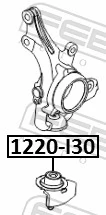 1220I30 Febest Палец шаровой нижний