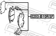 4816431100K0 Renault (RVI) Комплект пружинок крепления дисковых передних колодок
