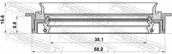 Купить 15750 SKF Сальник полуоси