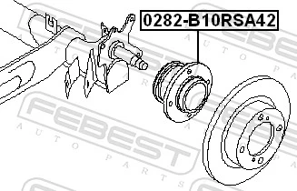 Ступицы задних колес Nissan Almera CLASSIC седан (B10RS) (2006 - 2012) цена, от 45.78 USD