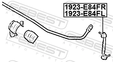 1923E84FR Febest Задняя правая тяга стабилизатора