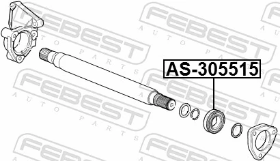 375015 Opel Подвесной подшипник передней полуоси