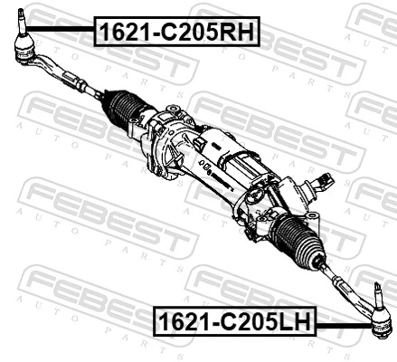 Наконечник рулевой тяги Polcar M782