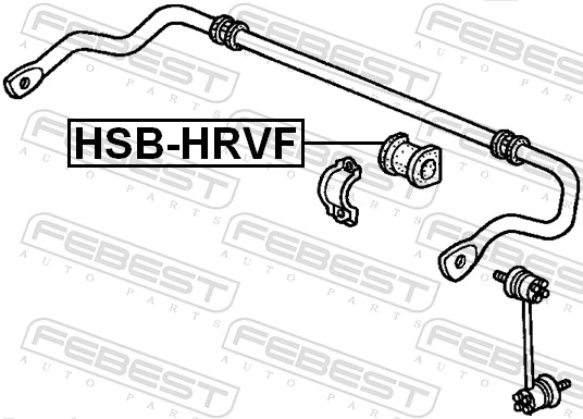 Втулка переднего стабилизатора Honda HR-V внедорожник (GH) (1999 - 2005) цена, от 2.31 USD