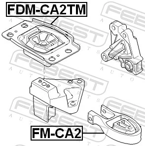 FDMCA2TM Febest Подушка (опора) двигателя, левая