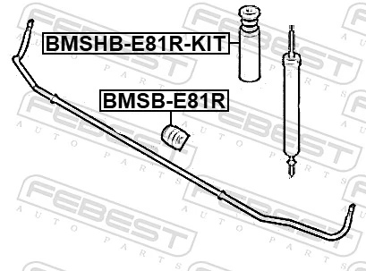 Отбойник задний BMW X1 внедорожник (E84) (2009 - 2015) цена, от 10.00 USD