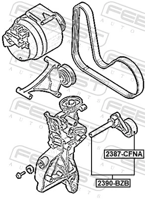 Натяжитель приводного ремня GTT39087 Gates