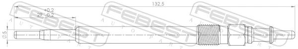 Свеча накала Goodrem RG2139