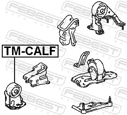 TMCALF Febest Подушка передней опоры двигателя