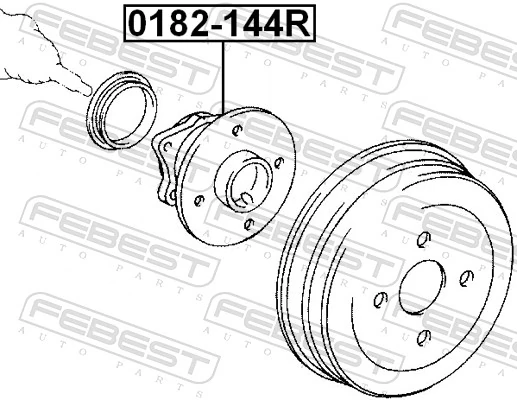 Ступицы задних колес MCB 55BWKH02 цена, от 35.08 USD