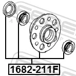 Ступицы передних колес Mercedes E седан (W211) (2002 - 2008) цена, от 45.17 USD