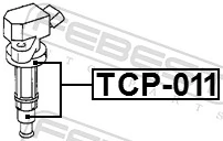 TCP011 Febest Катушка зажигания