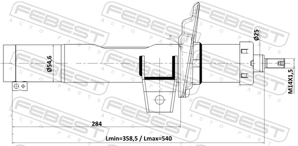 Стойка амортизатора передняя Volkswagen Jetta V седан (1K2) (2004 - 2010) цена, от 71.25 USD