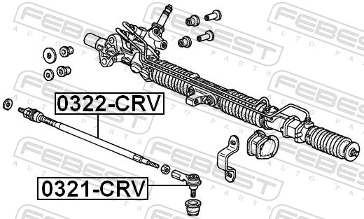 0322CRV Febest Тяги рулевые