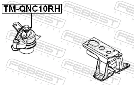 TMQNC10RH Febest Правая подушка двигателя