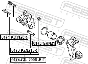 0174GRJ200RKIT Febest 