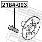 2184003 Febest Болт крепления колеса передний