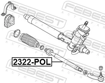 2322POL Febest Тяги рулевые